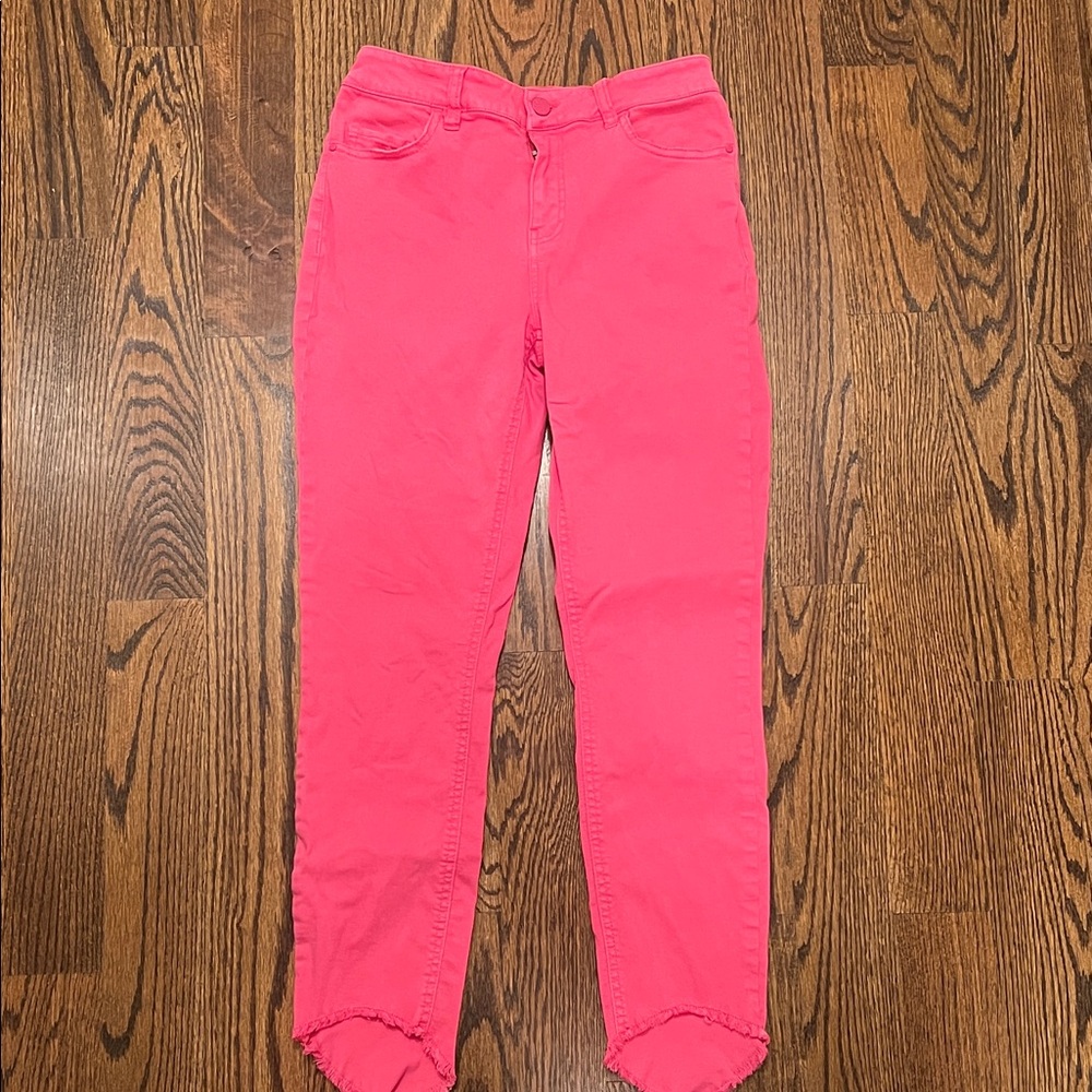 Renuar Women's Vivid Pink Skinny Jeans